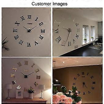 Large 3D DIY Wall Clock: Build Your Own Unique Timepiece