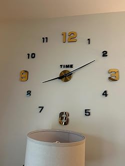 Large 3D DIY Wall Clock: Build Your Own Unique Timepiece