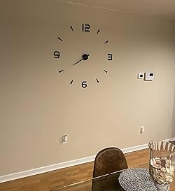 Large 3D DIY Wall Clock: Build Your Own Unique Timepiece