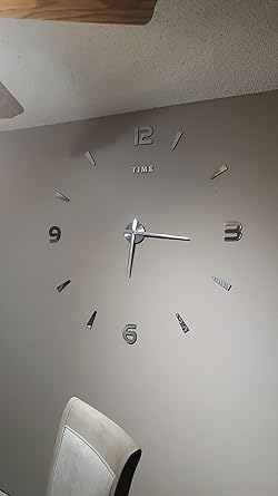 Large 3D DIY Wall Clock: Build Your Own Unique Timepiece