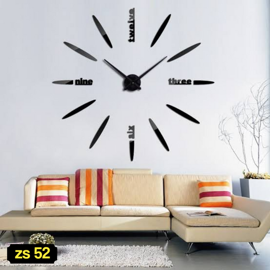 Large 3D DIY Wall Clock: Built Diy Clock