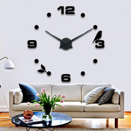 3D DIY Wall Clock: Sparrow Diy Clock